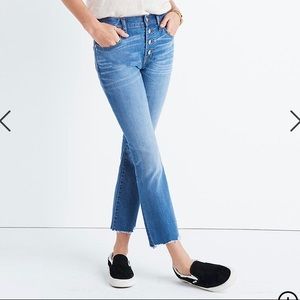 Madewell Cali Demi Boot Chewed Hem